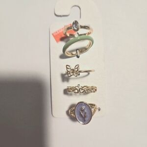 Maurices set of 5 rings size 9